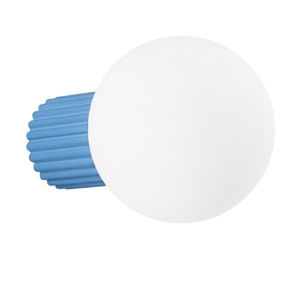 Helesinine opaalklaasist seinalamp, ø 12 cm Orbital - Sollux
