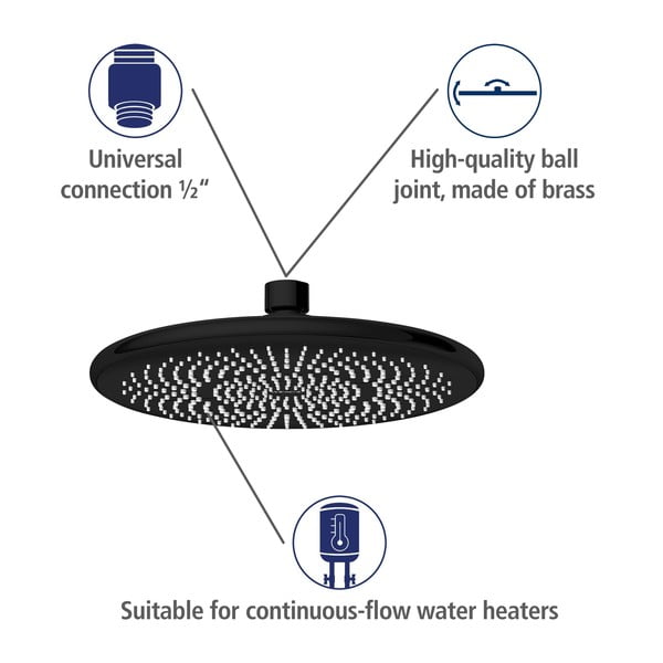 Dušipea ø 22,5 cm Water Saving - Wenko-image-3