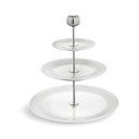 Hammershoi Etageri kolmekorruseline valge portselanist etageri, ⌀ 28 cm Hammershøi - Kähler Design