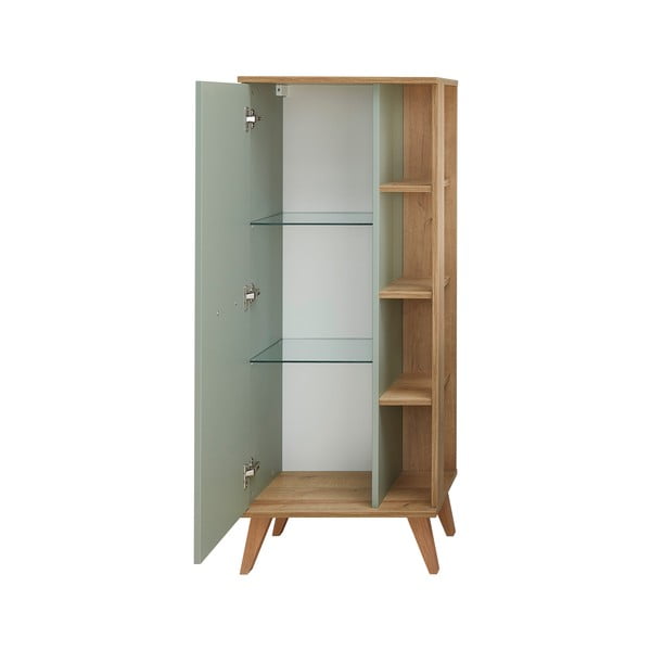 Roheline kõrge vannitoakapp tammepuust 51x128 cm Set 963 - Pelipal-image-3