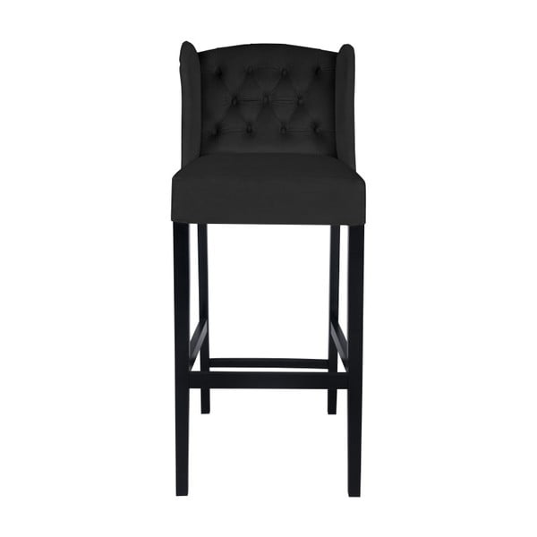 Černá barová židle Micadoni Home Coro