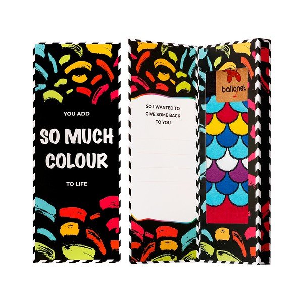 Ponožky v dárkovém balení Ballonet Socks Love You Socks Card with Fan, velikost 41 - 46-image-2