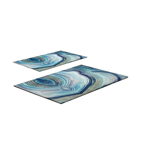 Sinised vannitoamatid 2tk komplektis 60x100 cm - Foutastic