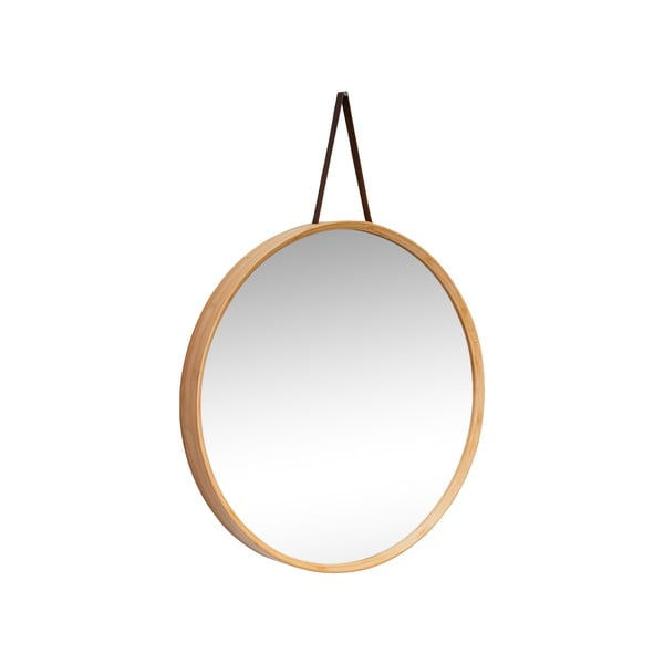 Bambusraamiga seinapeegel ø 60 cm Mood – Hübsch-image-2