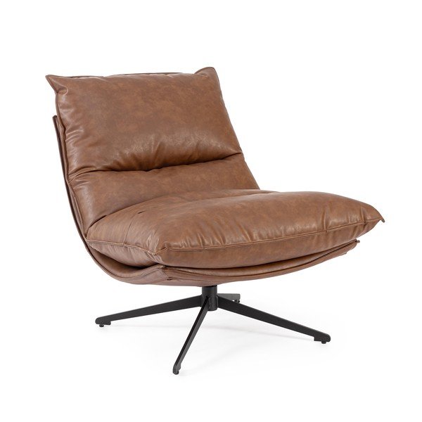 Konjakipruun tugitool kunstnahast panipaigaga Alanez - Bizzotto