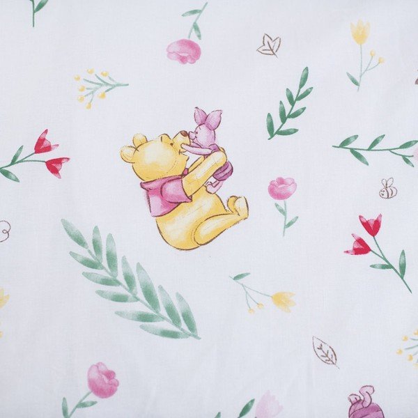 Puuvillane beebivoodipesu 100x135 cm Winnie the Pooh "Pooh Hugs" - Jerry Fabrics-image-3