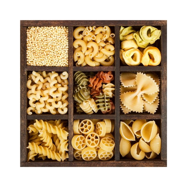 Klaasist maal 30x30 cm Pasta Box - Styler