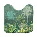 Roheline tekstiilist tualettmatt 45x45 cm Vagabonde - douceur d'intérieur