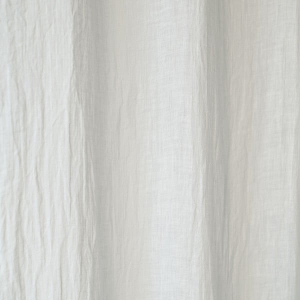 Valge linane aasadega kardin 275 x 130 cm Daytime - Linen Tales-image-2