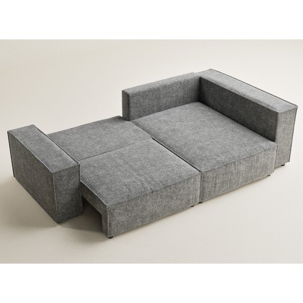 Hall šenilldiivanvoodi/panipaigaga nurgadiivan (parempoolne/L-kujuline) Tonga - Maison de Rêve-image-3