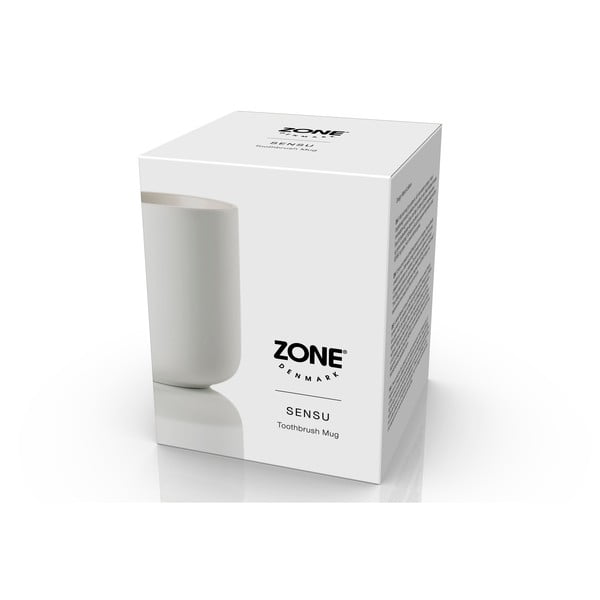 Valge kivikeraamikast hambaharjatops Sensu - Zone-image-1