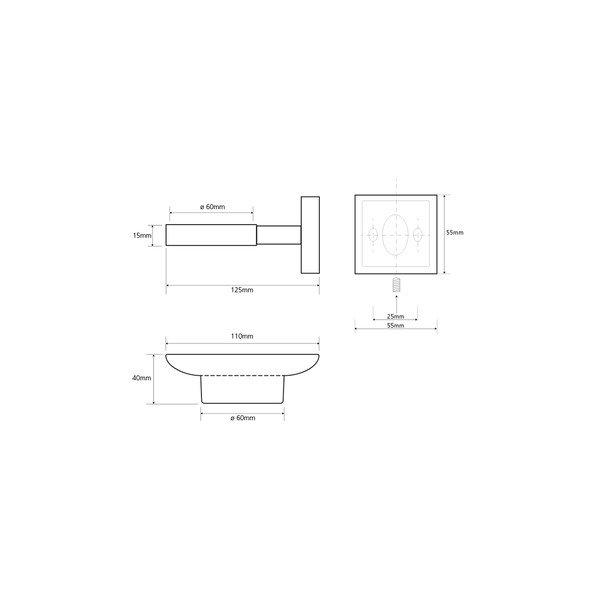 Klaasist seebitaldrik X-Square - Sapho-image-1