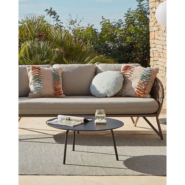 Must kohvilaud , ⌀ 70 cm Ulrich - Kave Home-image-1