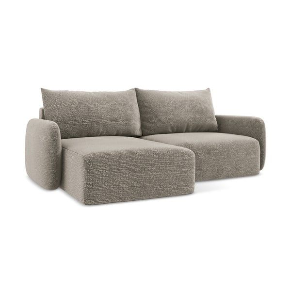 Beež diivanvoodi hoiunurgaga diivan (vasakpoolne nurk) Kalena - Makamii-image-1