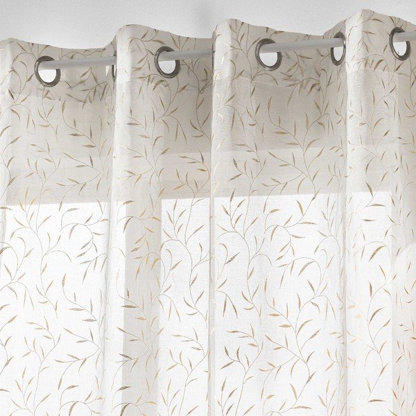 Beež-kuldne kardin 140x240 cm Maissa - douceur d'intérieur