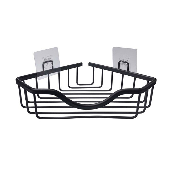 Matt must alumiiniumist vannitoa riiul ilma puurimise/nurgata Filaire Aluminium - douceur d'intérieur