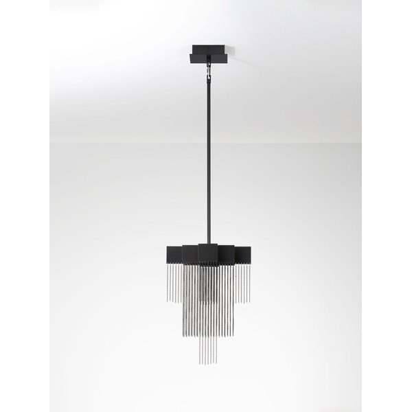 Mattmust terasest hämardatav LED-rippvalgusti Revια - Nova Luce-image-4
