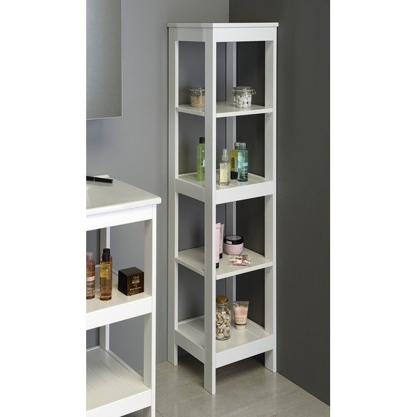 Valge vannitoa riiul 36x156 cm Etide - Sapho-image-2