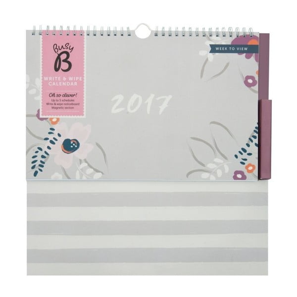 Kalendář Busy B Write And Wipe 2017