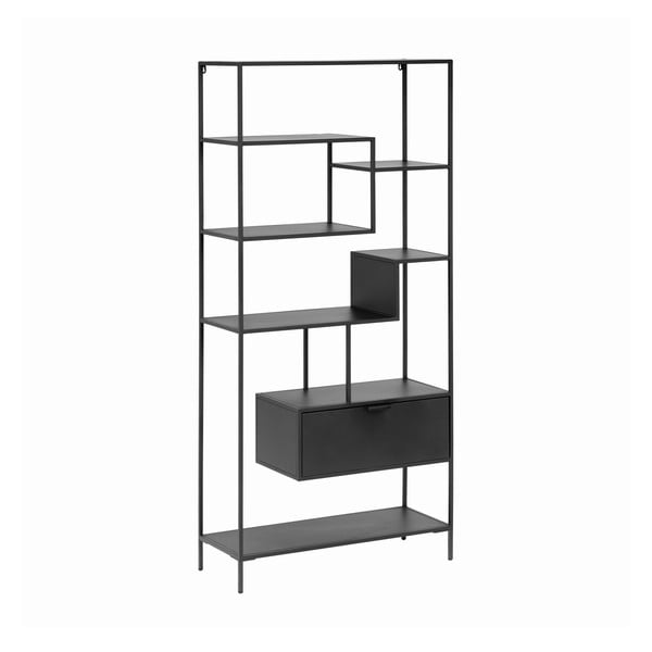 Must metallist raamaturiiul 80x168 cm Shantay - Kave Home-image-2