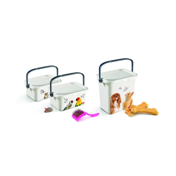 Valge mitmeotstarbeline kast kaanega , 6 l - Curver-image-2