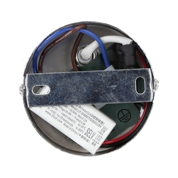 Läikiv hõbedane LED seinavalgusti Thema - Candellux Lighting-image-3