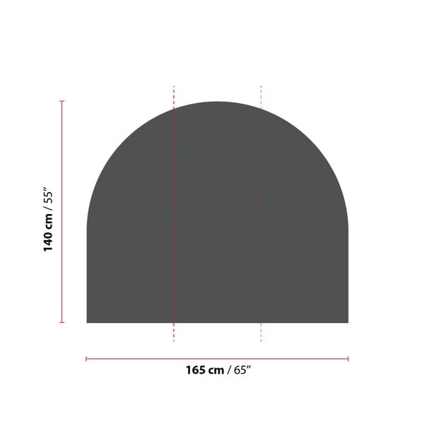 Seinakleebis 165x140 cm Storm Gray - Ambiance-image-1