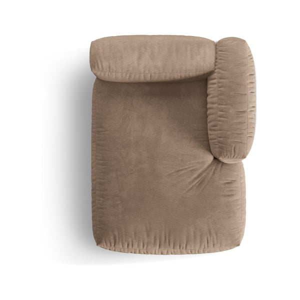 Helepruun bukleekangast diivanimoodul (parem nurk) Martina - Micadoni Home-image-3