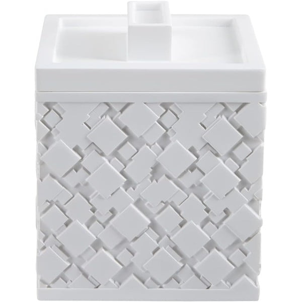 Valge polüresiinist vatitupsude organisaator Agda - Spirella