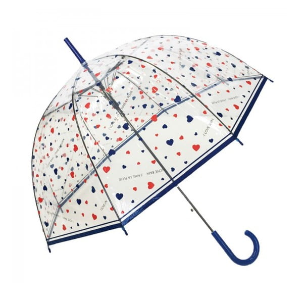 Transparentní deštník Ambiance Susino Hearts