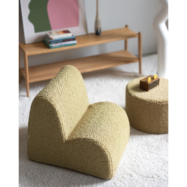 Roheline bukleekangast laste tugitool Cloud - Wigiwama-image-2