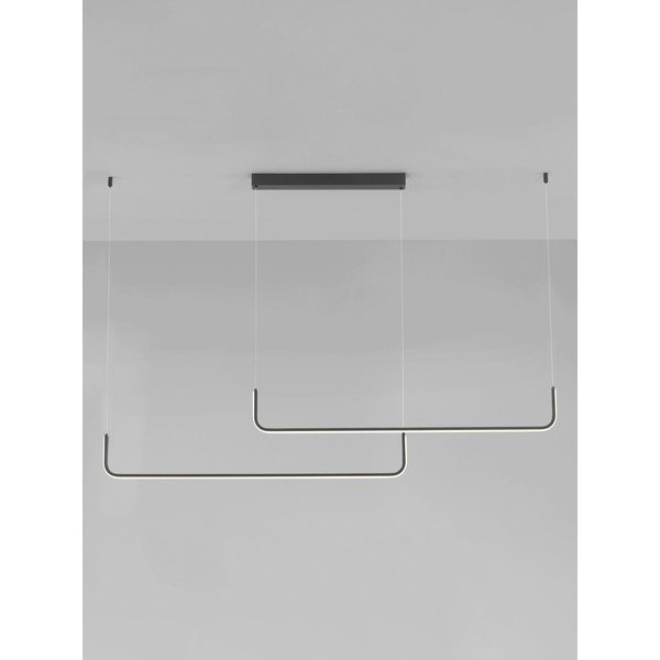 Matt must alumiiniumist LED-rippvalgusti, hämardatav Strita - Nova Luce-image-3