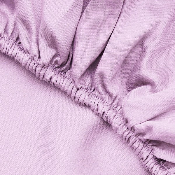 Roosa puuvillane kummiga lina 140x200 cm - Mijolnir-image-2