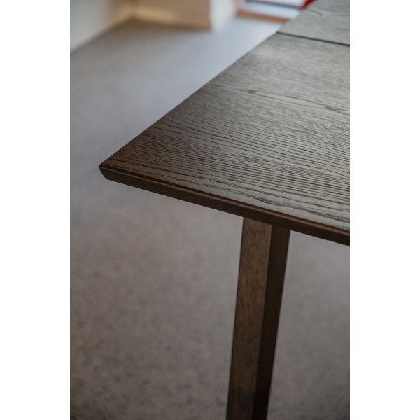 Pikendatav söögilaud tammest pealispinnaga 90x180 cm Melfort - Rowico-image-3