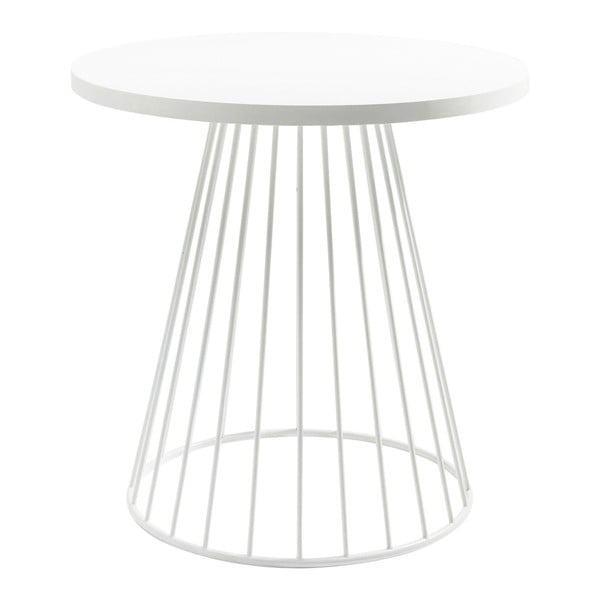Bílý odkládací stolek Kare Design Bistro Wire