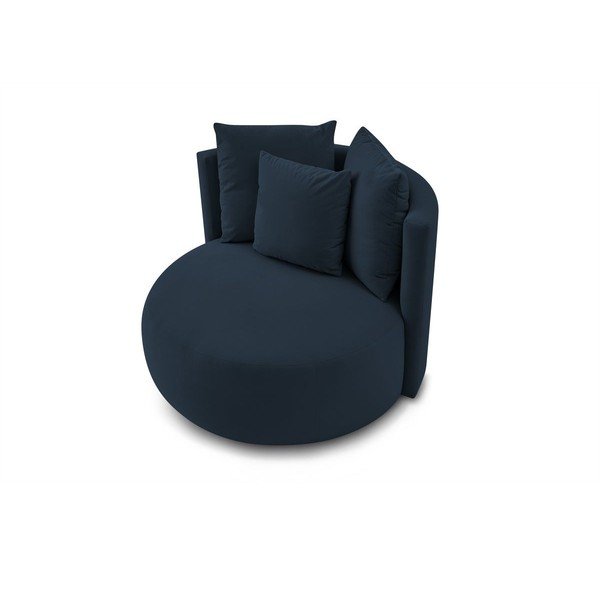 Tumesinine sametist tugitool Cesar - Bobochic Paris-image-4