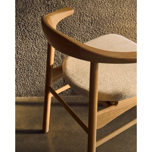 Beež söögitool Timons - Kave Home-image-2