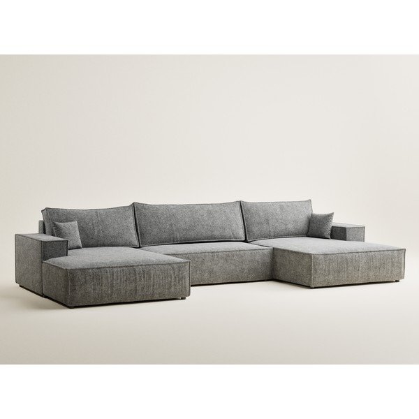 Hall šenilldiivanvoodi/panipaigaga nurgadiivan (U-kujuline) Kyoto - Maison de Rêve-image-2