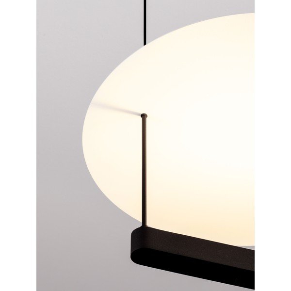 Valge/mattmust alumiiniumist hämardatav LED-rippvalgusti ø 40 cm Diona - Nova Luce-image-2