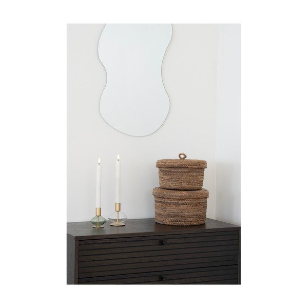Tumepruun tammespoonist madal kapp 80x85 cm Kyoto - House Nordic-image-2