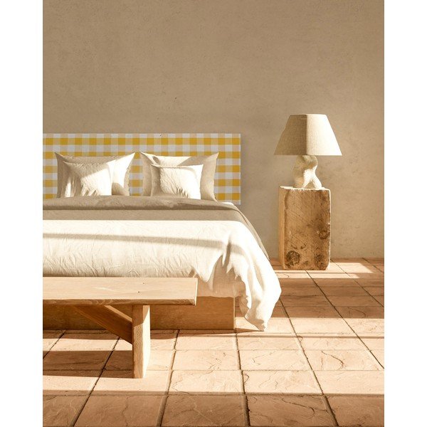 Kollane polsterdatud peatugi 165x52 cm Billie - Really Nice Things-image-1