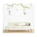 Komplekt seinakleebised Linnud puurid metsas - Ambiance