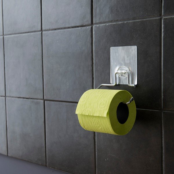 Kroomitud terasest isekleepuv hoidik tualettpaberi jaoks Bestlock Magic Bath - Compactor-image-3