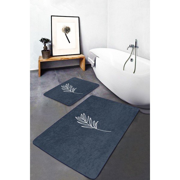 Sinised vannitoamatid 2tk komplektis 60x100 cm – Mila Home-image-2
