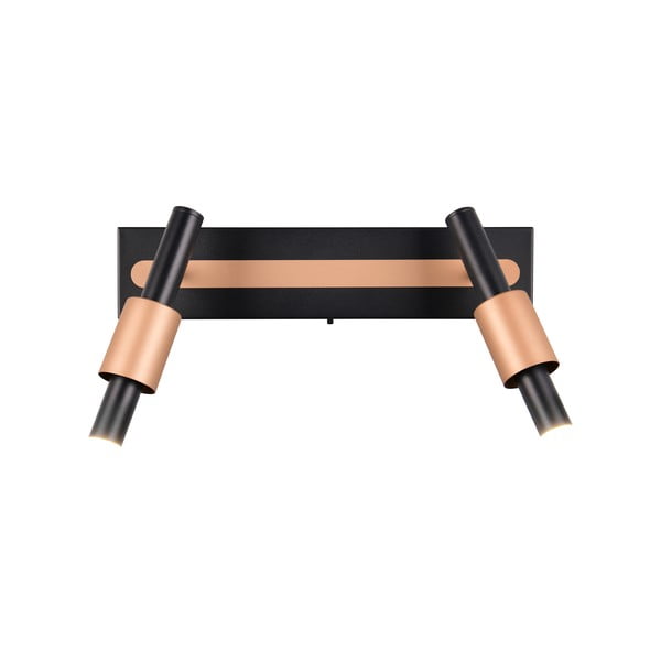 Must/pronks LED-kohtvalgusti 20,5x42 cm Ikaris - Trio Select-image-3