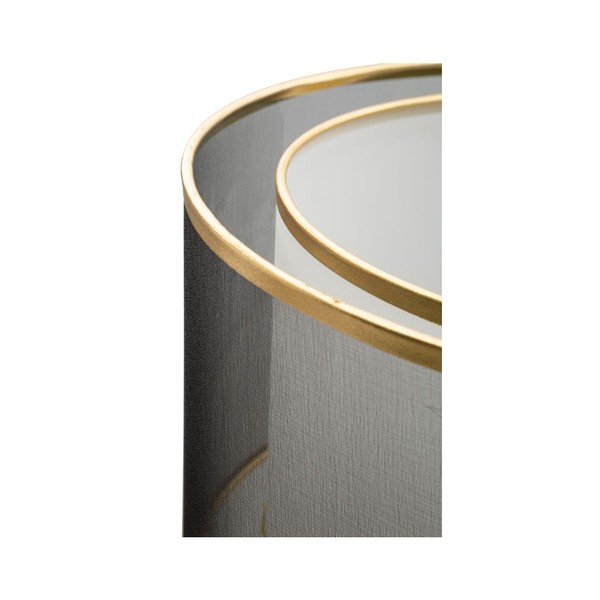 Must/kuldne põrandalamp tekstiilist varjuga (kõrgus 153 cm) Levels - Mauro Ferretti-image-1