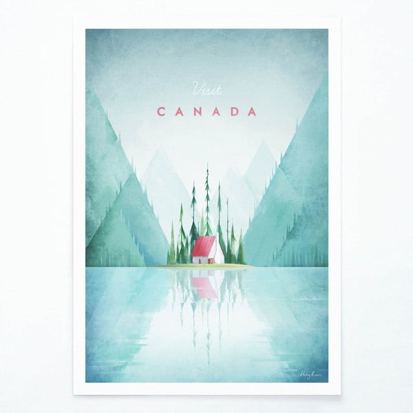 Plakat , 30 x 40 cm Canada - Travelposter