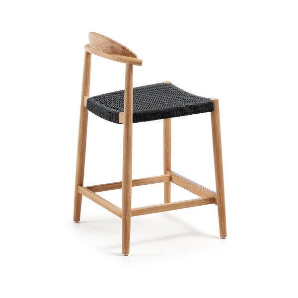 Must/naturaalsest puidust aiabaaritool Nina - Kave Home-image-3