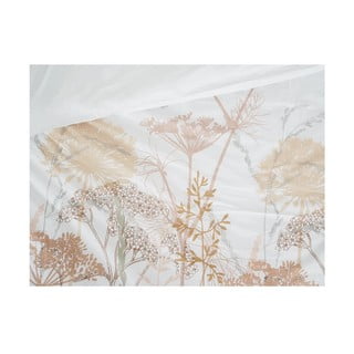 Valge/terrakotta krepp voodipesu üheinimesevoodile 140x200 cm Caraway - B.E.S.