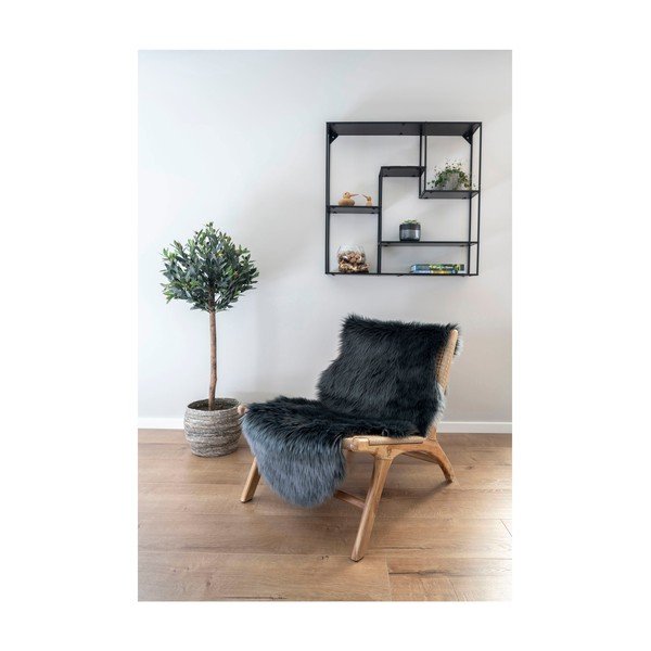 Must sünteetiline karusnahk 60x180 cm - House Nordic-image-1